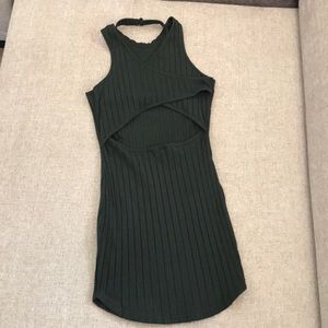 Dark green dress